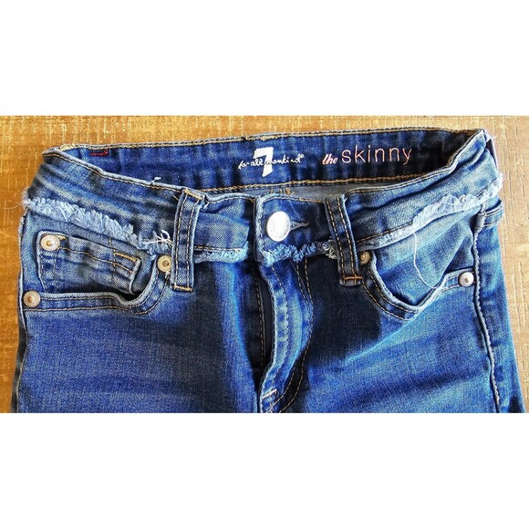 Girls 7 for mankind jeans size 8 - Picture 6 of 8